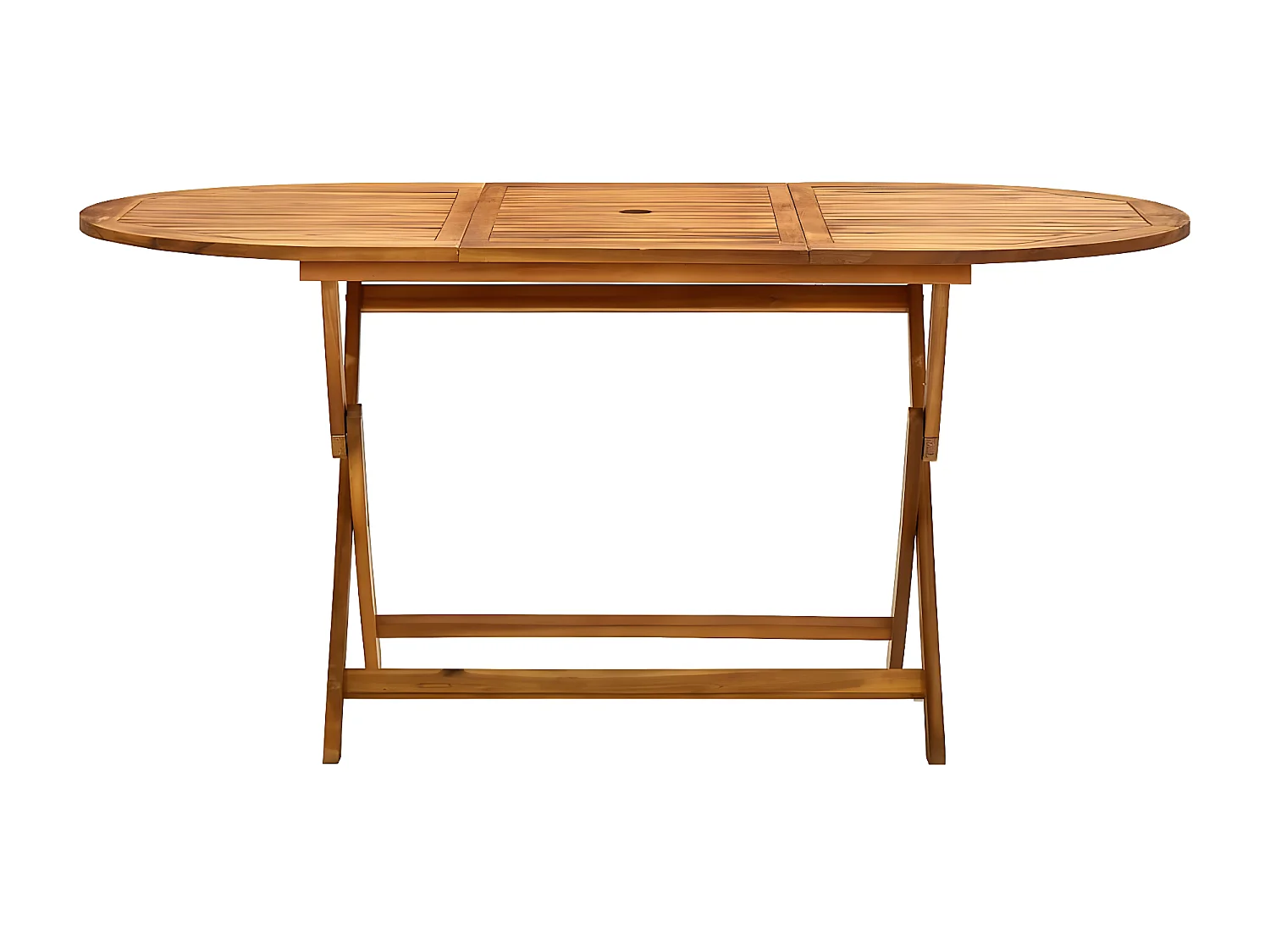 Celronor  Table de jardin pliable 160x85x75 cm Bois d'acacia massif