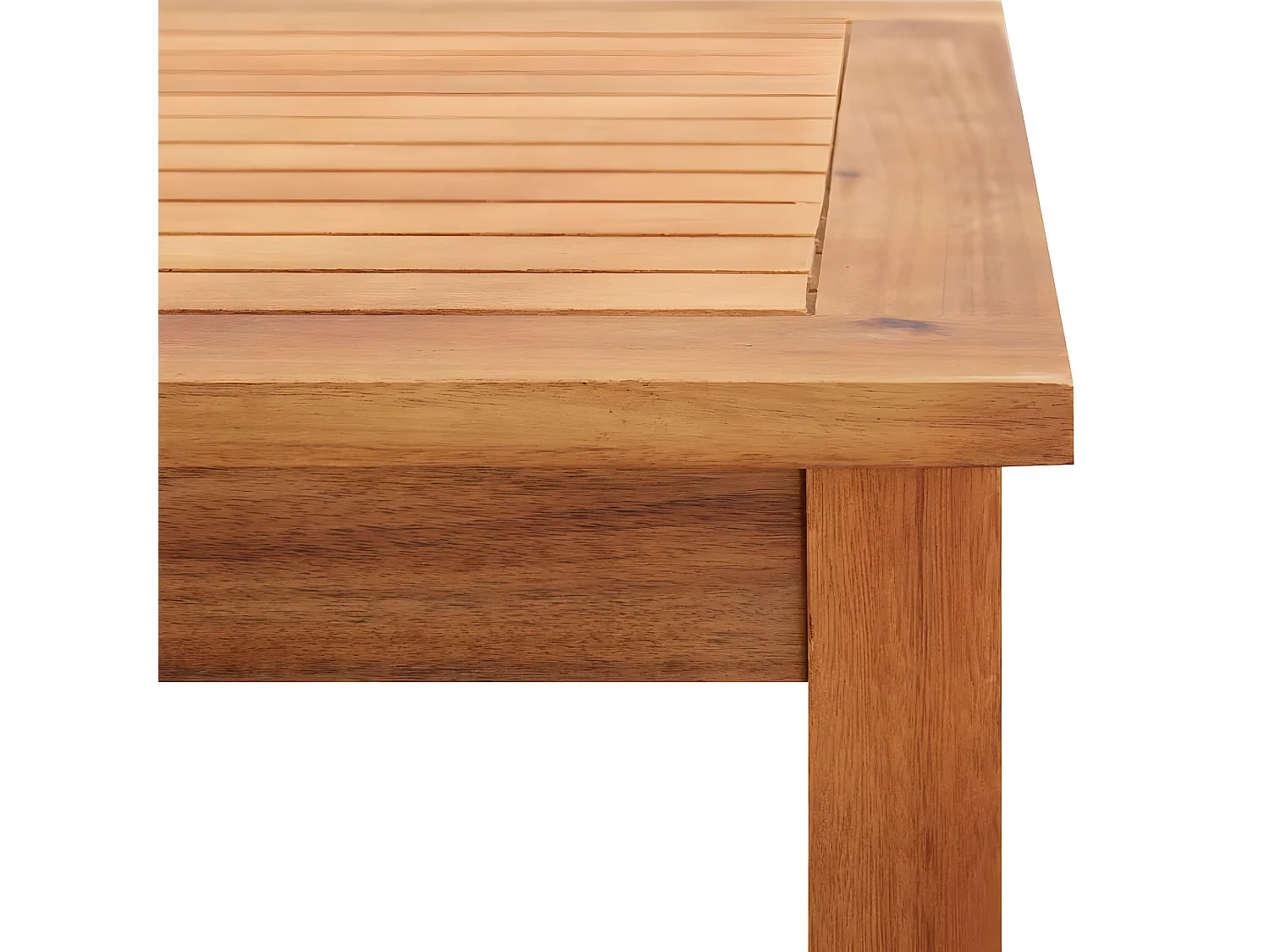 Calipatria  Table basse de jardin 60x60x36 cm Bois solide d'acacia