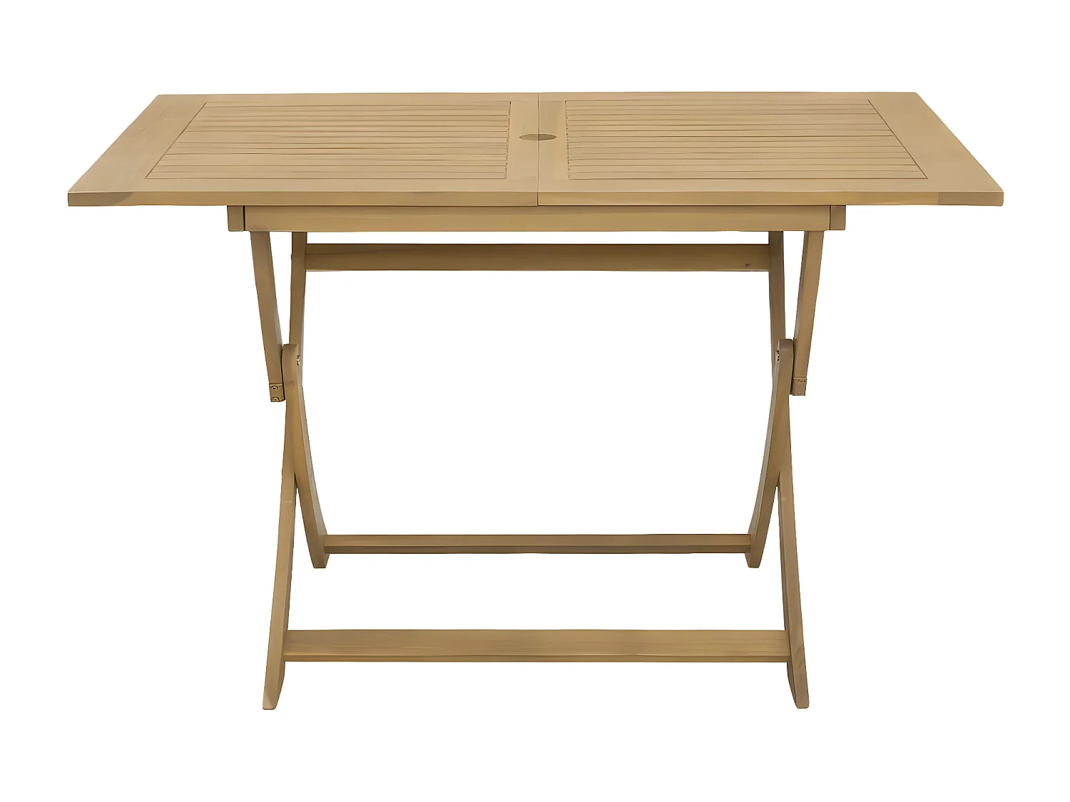 Celronor  Table pliable de jardin 120x70x75 cm bois d'acacia solide