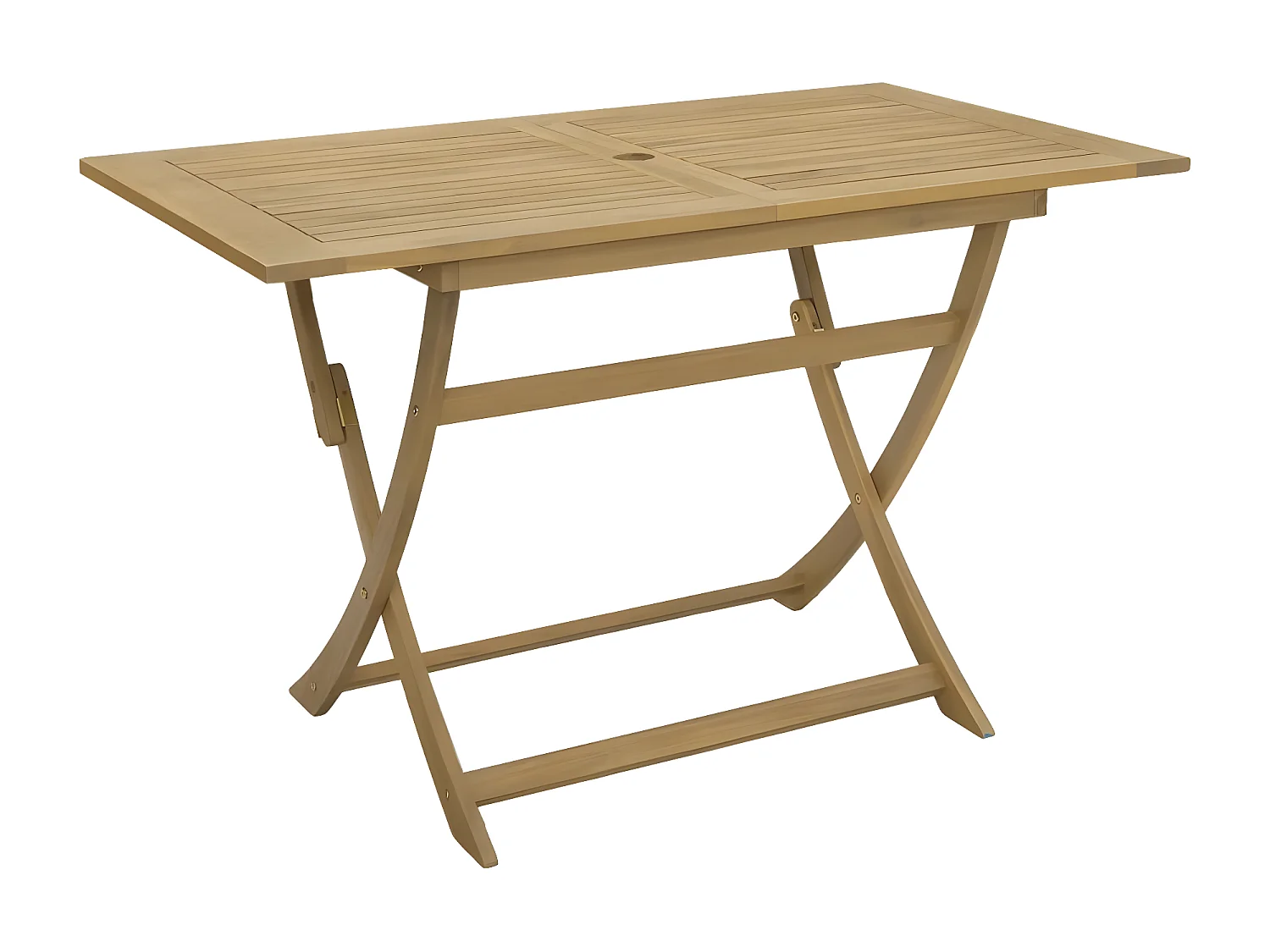 Celronor  Table pliable de jardin 120x70x75 cm bois d'acacia solide