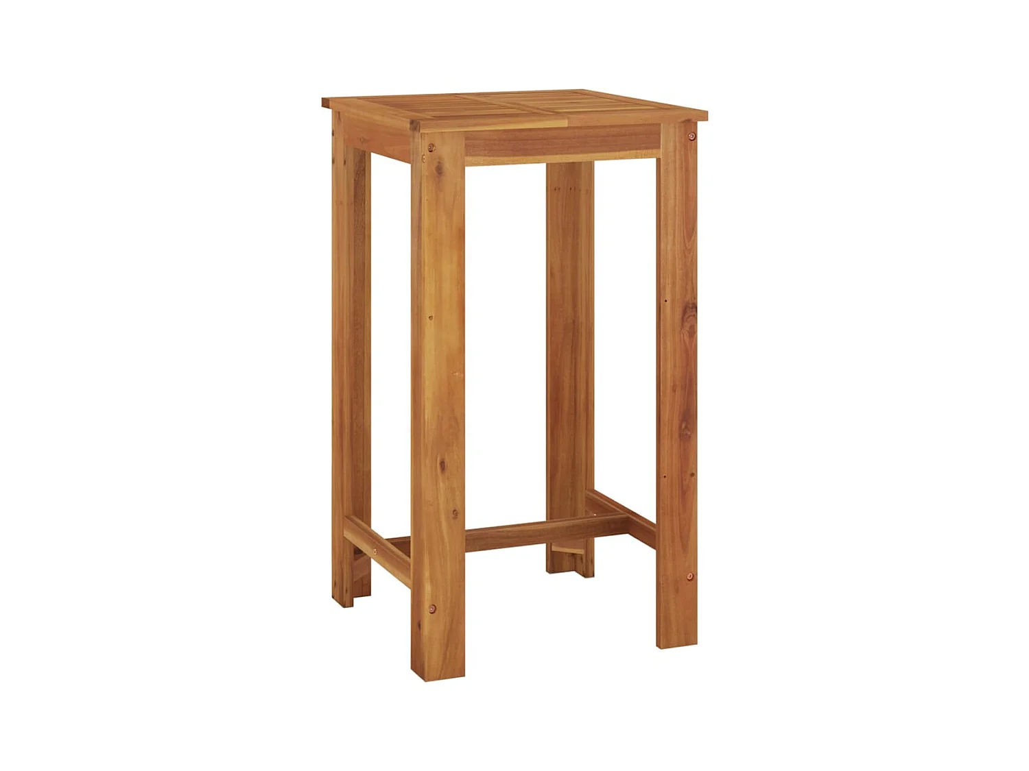 Jean-Alphonse  Table de bar de jardin 60x60x105 cm Bois d'acacia solide