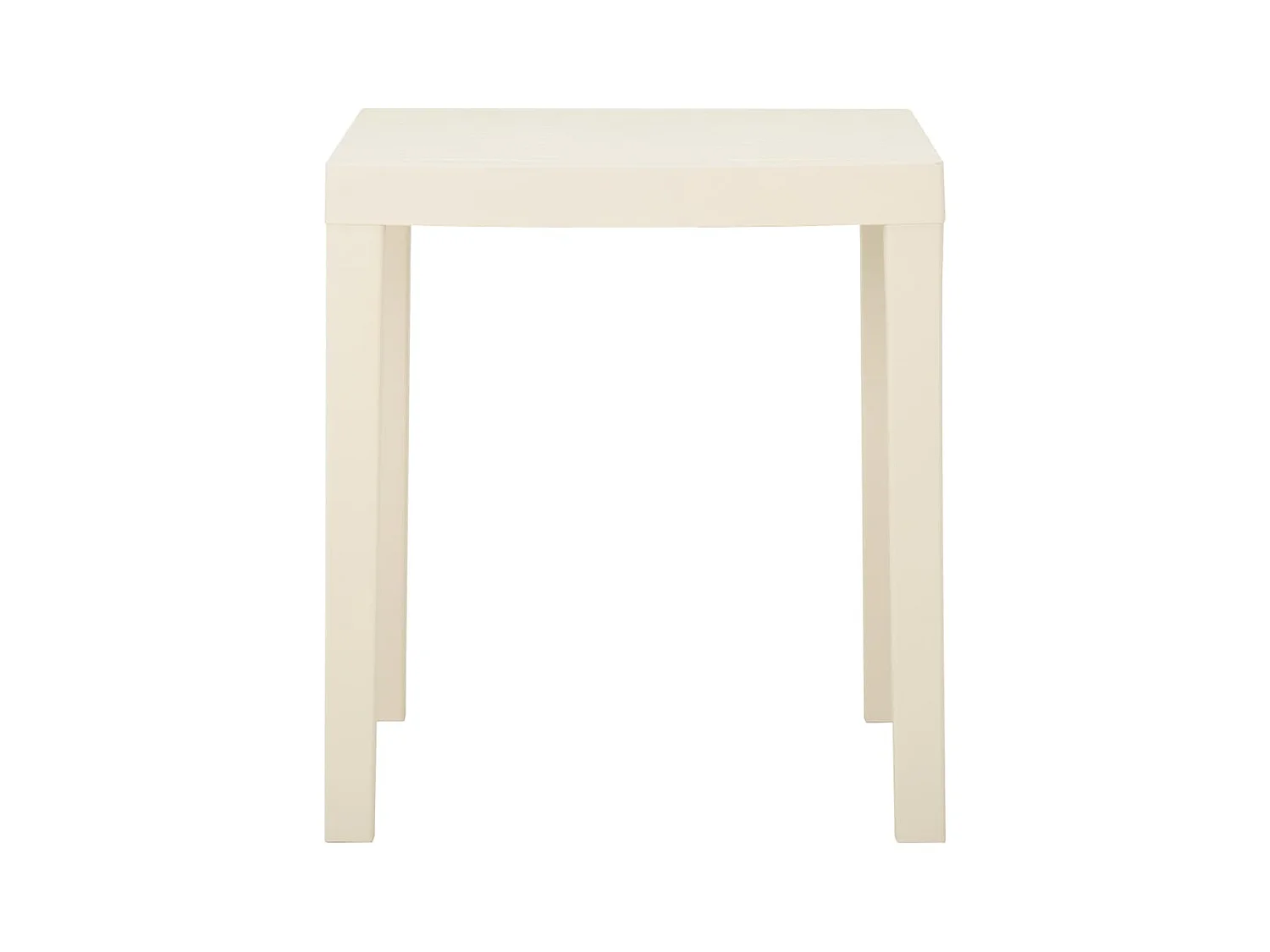 Blankenberge  Tuintafel 79x65x72 cm kunststof wit