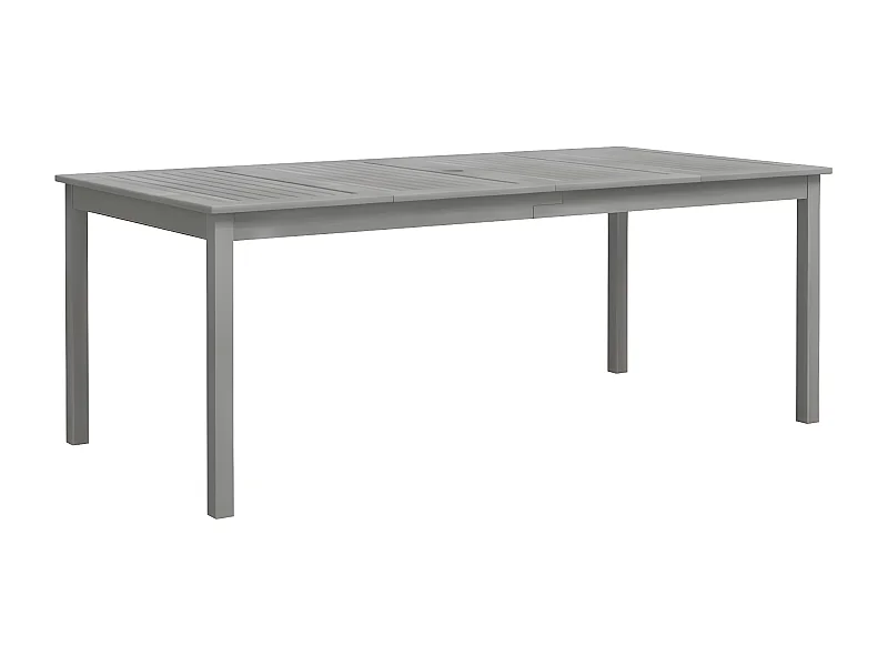 Mordric  Table de jardin Gris 200x100x75 cm Bois d'acacia solide