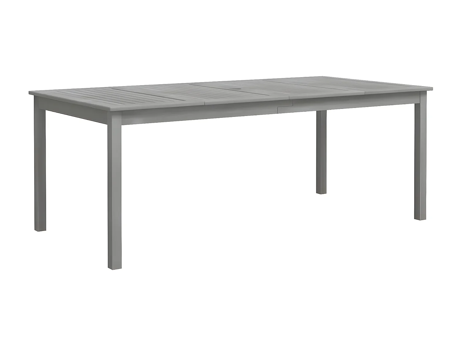 Mordric  Table de jardin Gris 200x100x75 cm Bois d'acacia solide