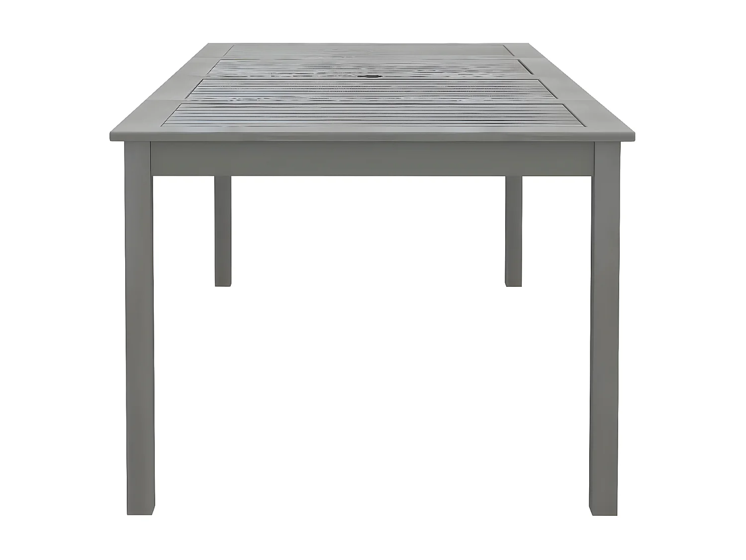 Mordric  Table de jardin Gris 200x100x75 cm Bois d'acacia solide