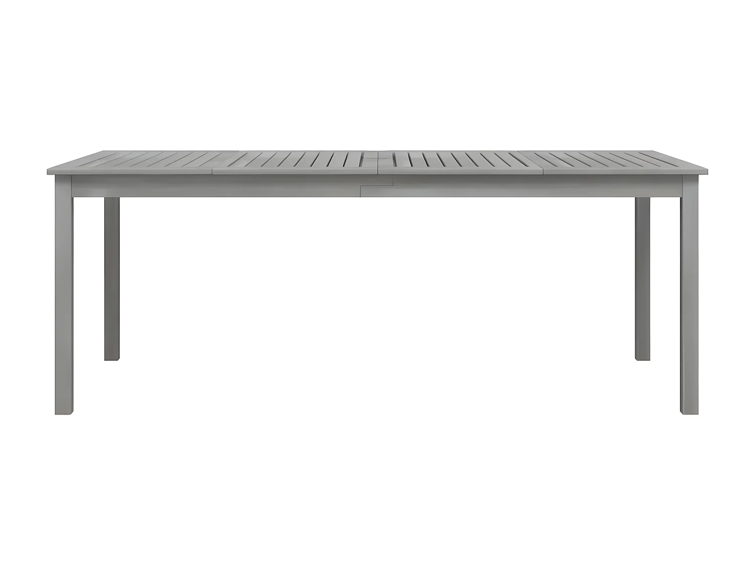 Mordric  Table de jardin Gris 200x100x75 cm Bois d'acacia solide
