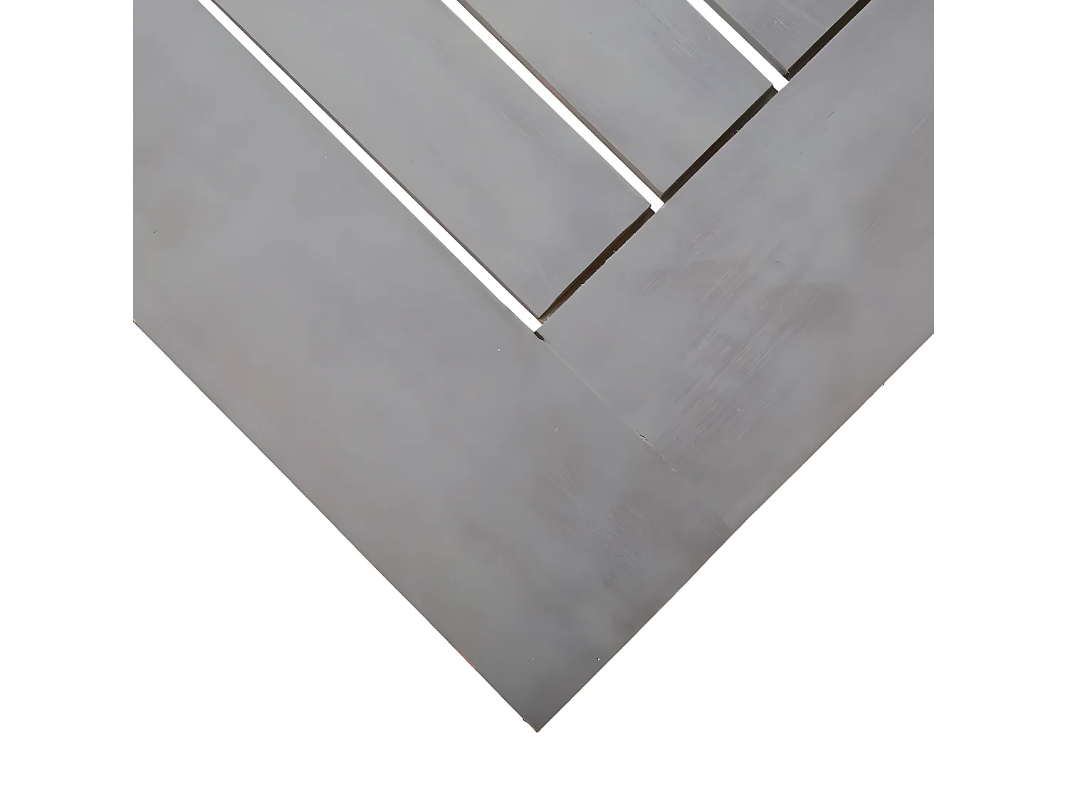 Mordric  Table de jardin Gris 200x100x75 cm Bois d'acacia solide