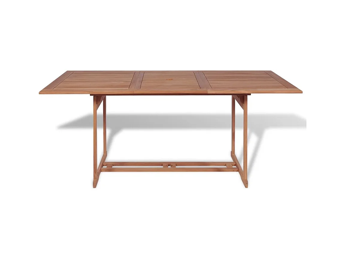 Sandro  Table de jardin 180x90x75 cm Bois de teck solide