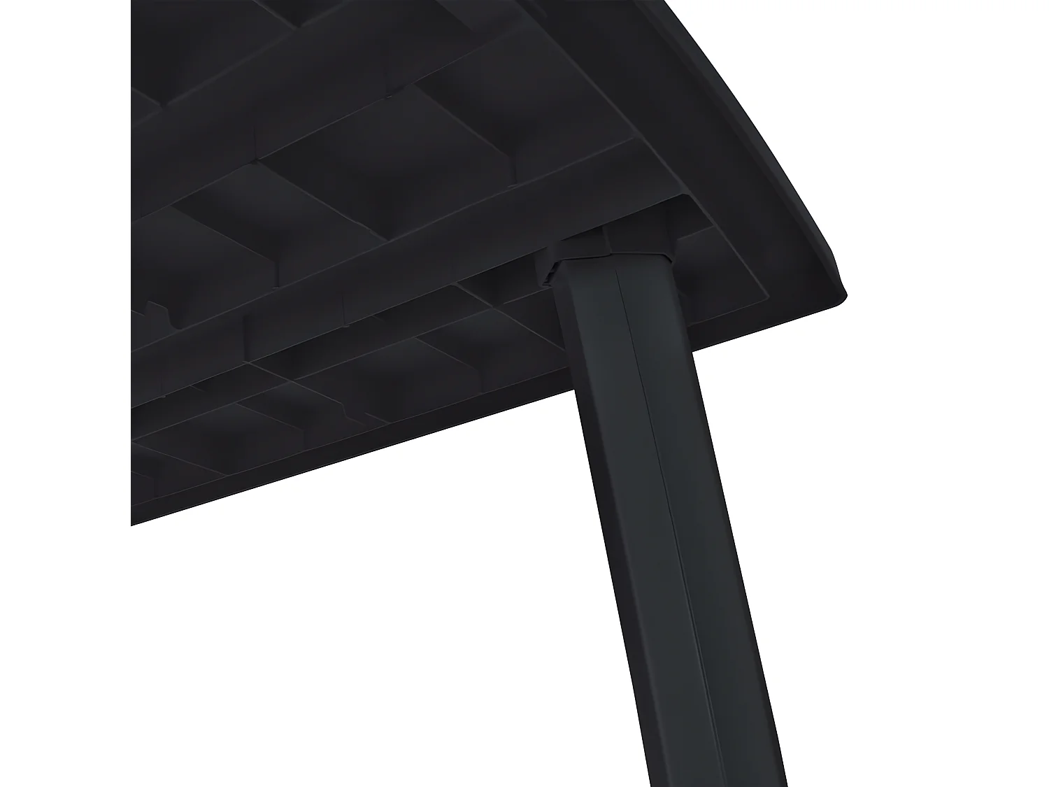 Garden Furniture -  Tuintafel 216x90x72 cm kunststof antraciet