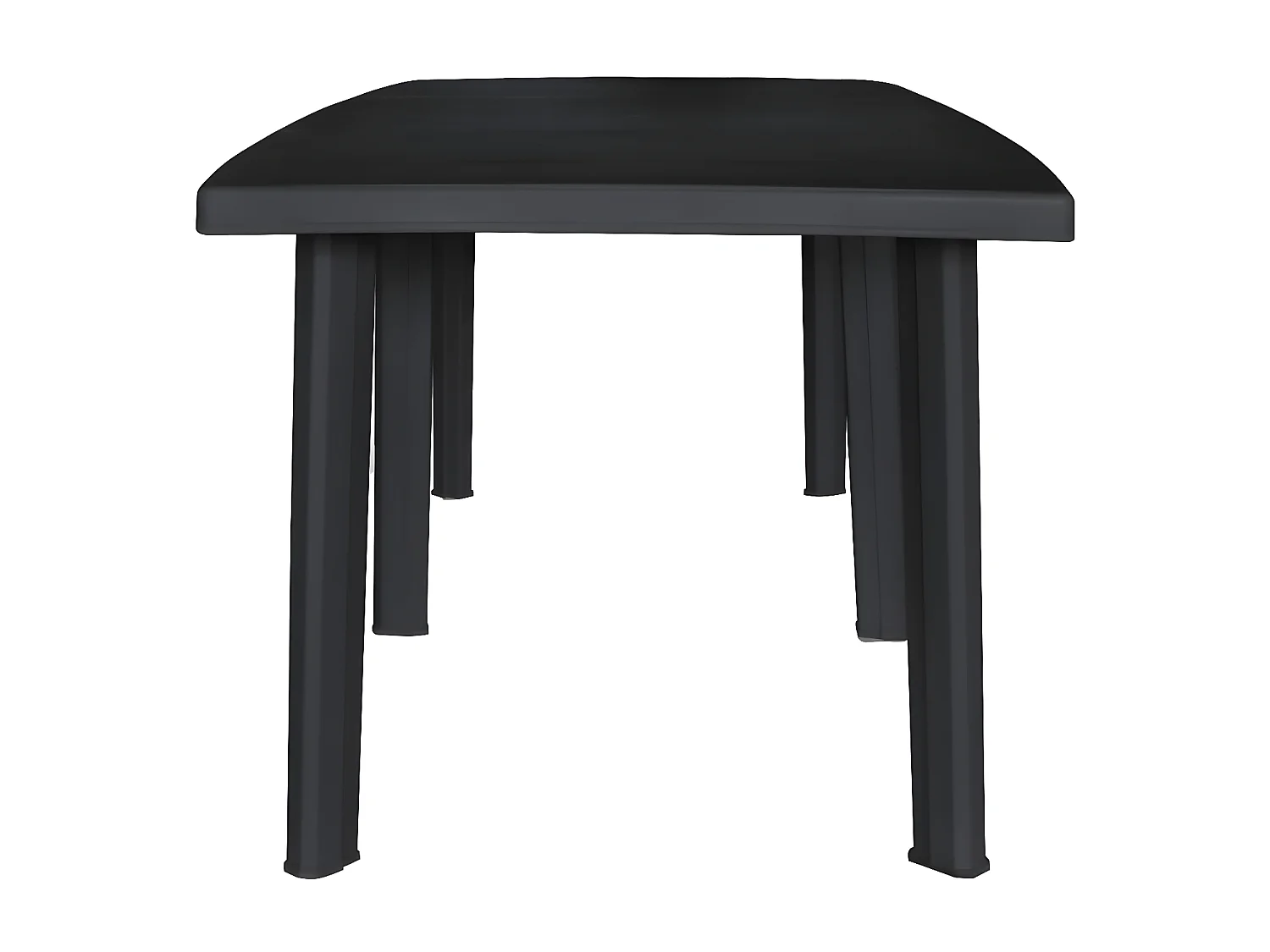 Garden Furniture -  Table de jardin Anthracite 216x90x72 cm Plastique