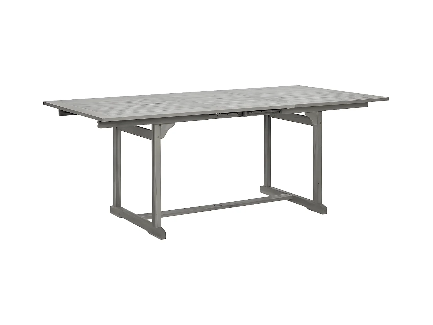 Stokkemarke  Tuintafel (150-200)x100x75 cm massief acaciahout
