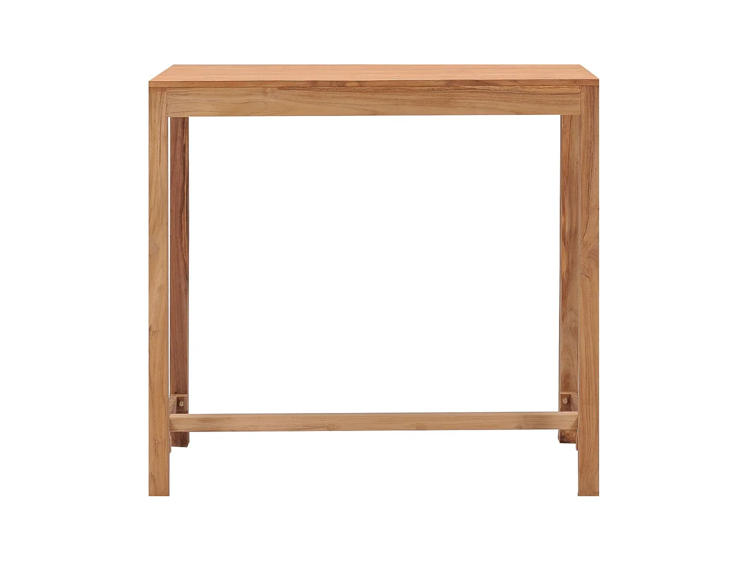 Sophie-Lise-Marie  Table de bar de jardin 110x60x105 cm bois de teck solide