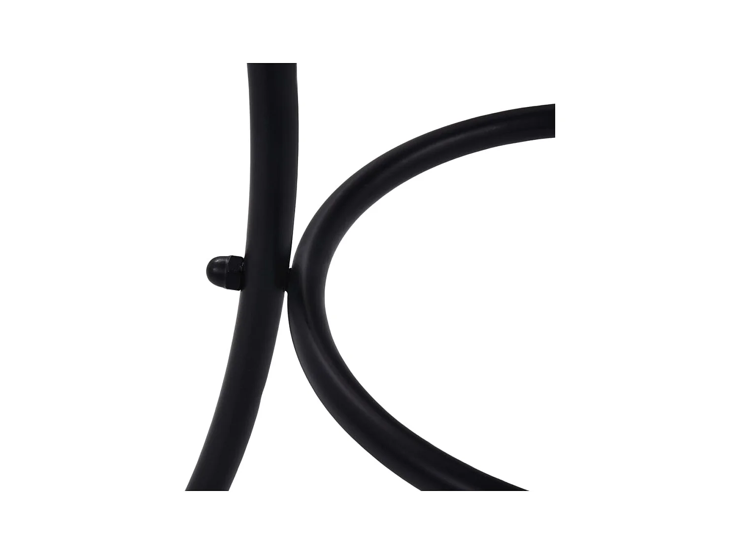 Michael Alan  Bistrotafel mozaïek 60 cm keramiek terracottakleurig en wit