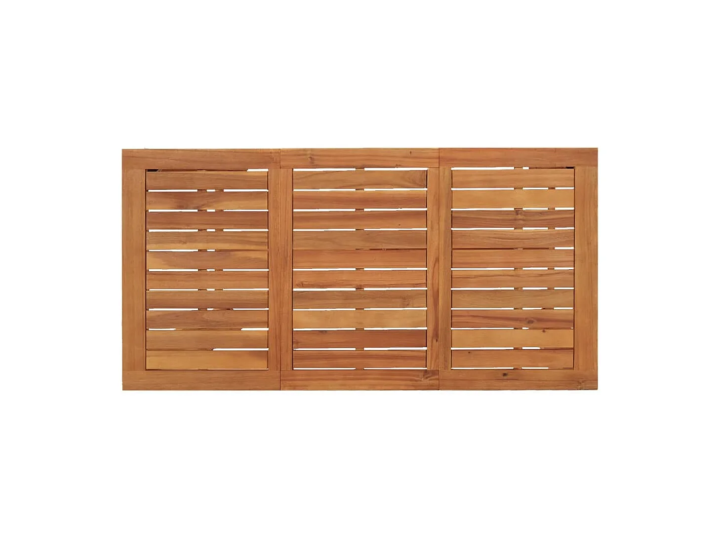 Jean-Alphonse  Mesa alta de jardín madera maciza de acacia 120x60x105 cm