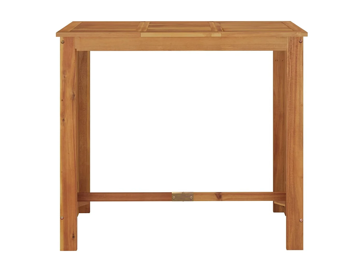 Jean-Alphonse  Mesa alta de jardín madera maciza de acacia 120x60x105 cm