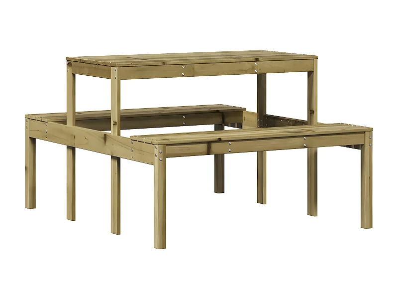 Horrin  Mesa de pícnic madera pino impregnada 110x134x75 cm