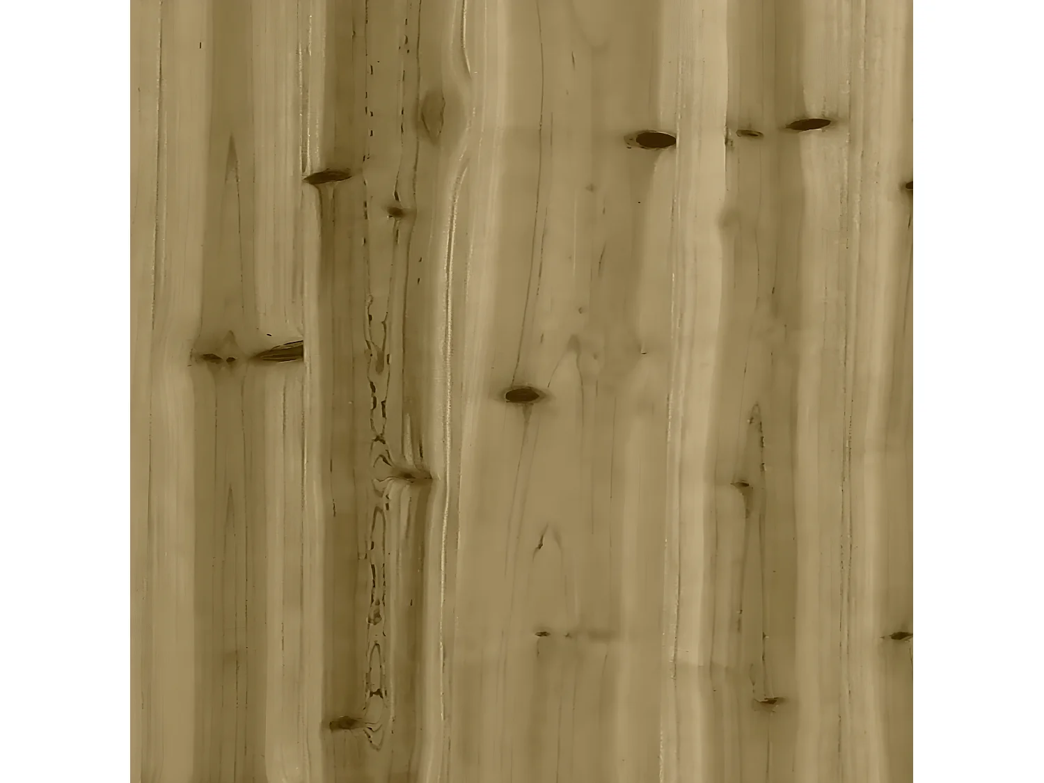 Horrin  Table de pique-nique 110x134x75 cm bois de pin imprégné