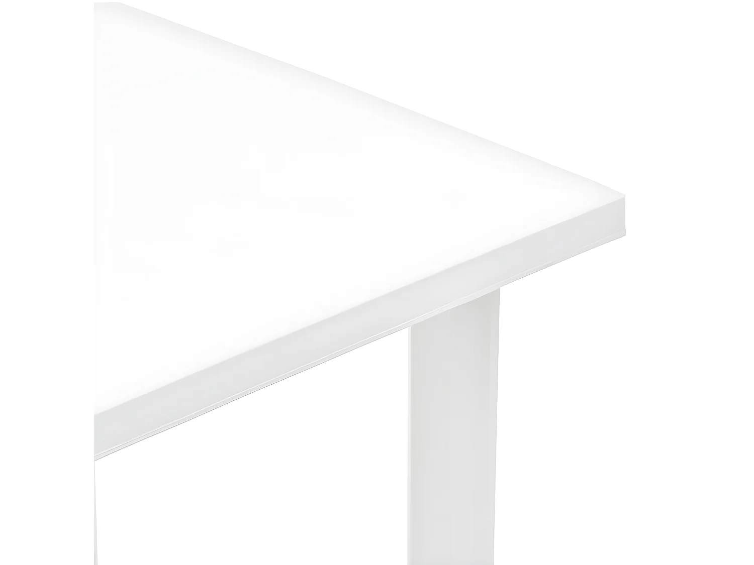 Claire-Evelyne  Tuintafel 80x75x72 cm kunststof wit