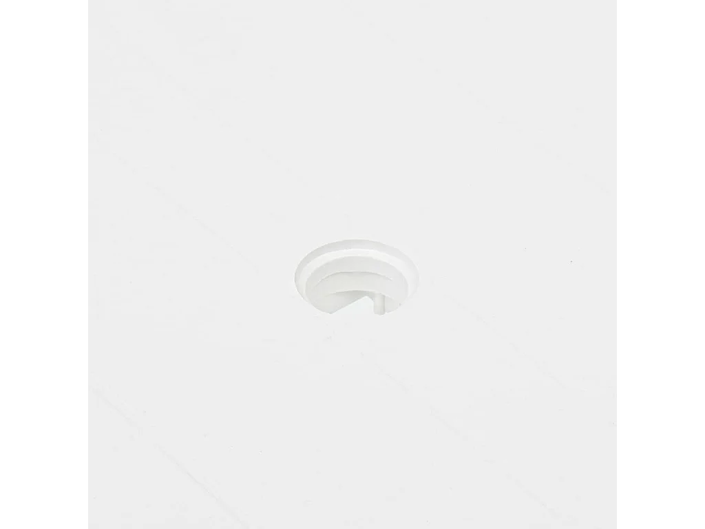 Claire-Evelyne  Table de jardin Blanc 80x75x72 cm Plastique