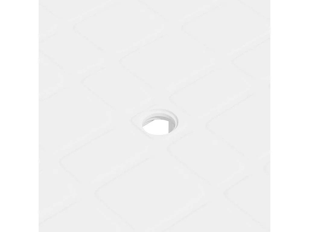 Claire-Evelyne  Table de jardin Blanc 80x75x72 cm Plastique