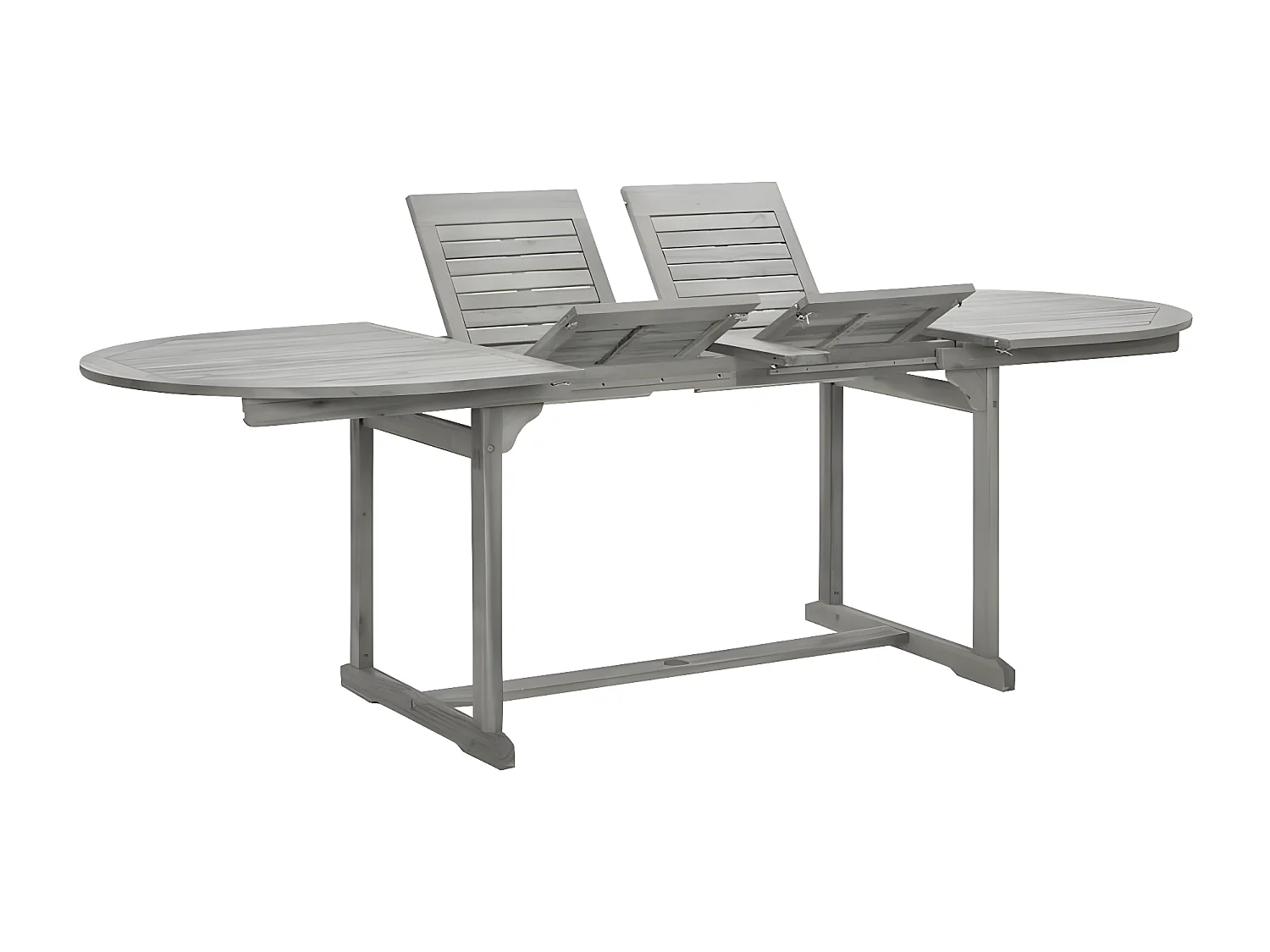 Stokkemarke  Mesa de comedor jardín madera maciza acacia (160-240)x100x75 cm