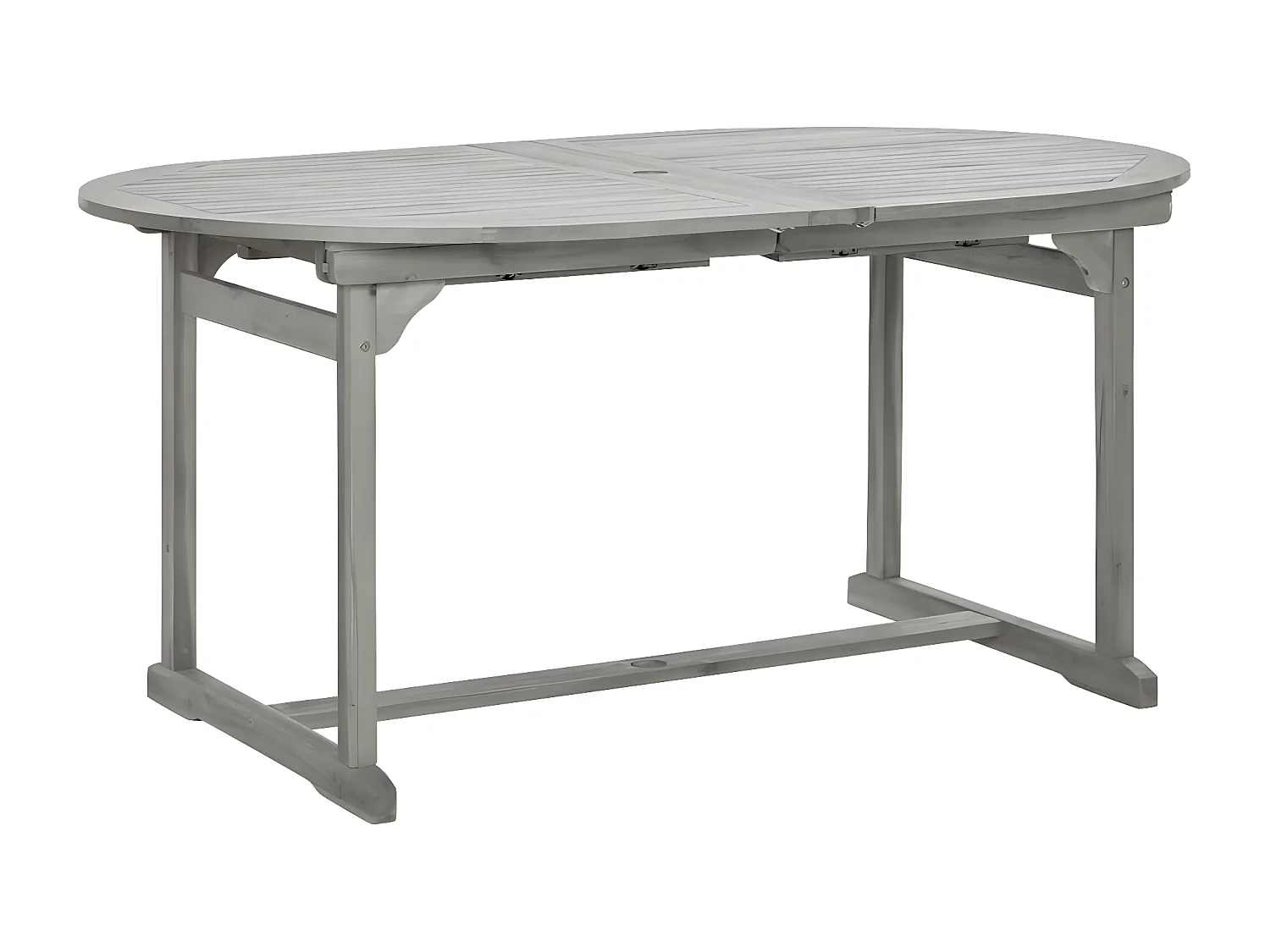 Stokkemarke  Mesa de comedor jardín madera maciza acacia (160-240)x100x75 cm