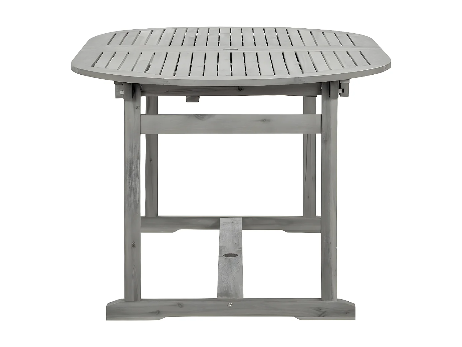 Stokkemarke  Mesa de comedor jardín madera maciza acacia (160-240)x100x75 cm