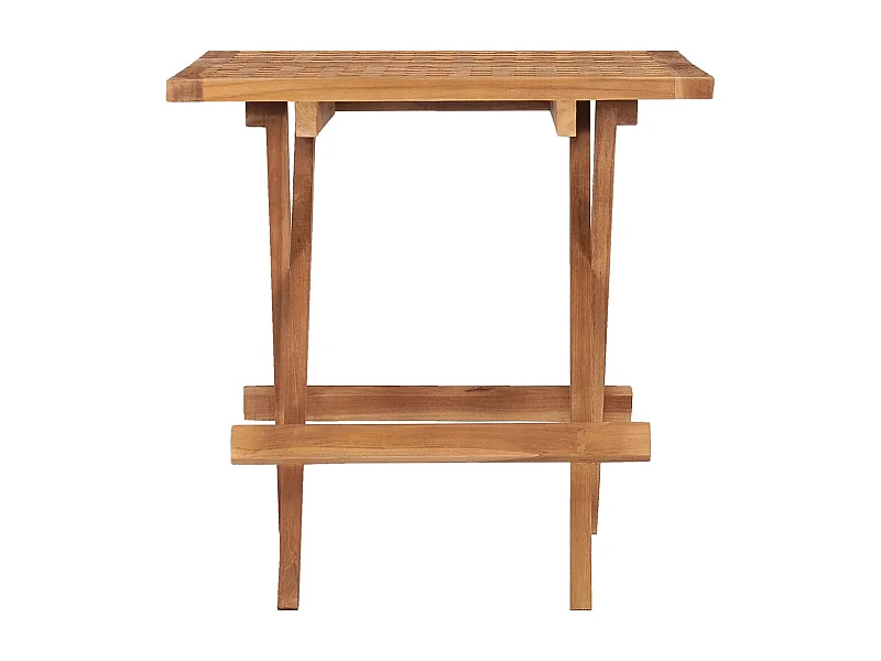 Valkar  Klappbarer Gartentisch 50x50x50 cm Teak Massivholz