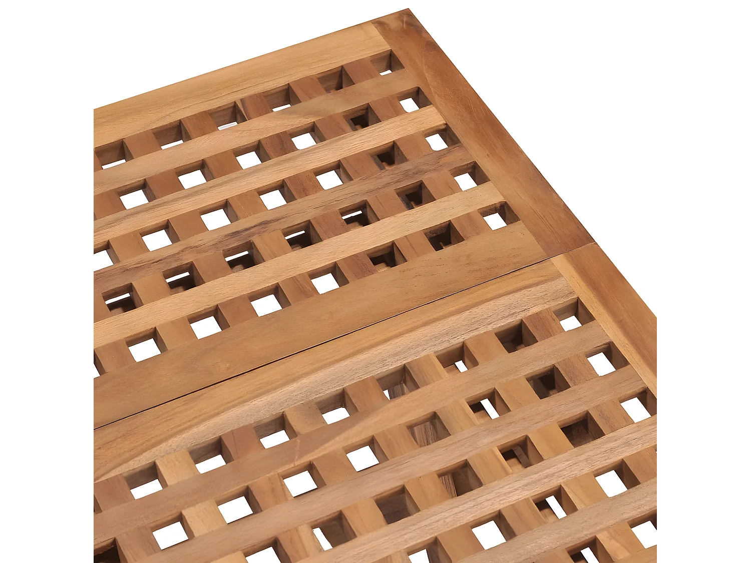 Valkar  Table pliable de jardin 50x50x50 cm Bois de teck solide