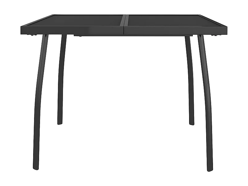 Ikast  Table de jardin anthracite 100x100x72 cm Treillis d'acier