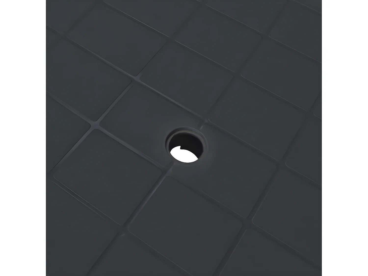 Taha  Tuintafel 101x68x72 cm kunststof antraciet