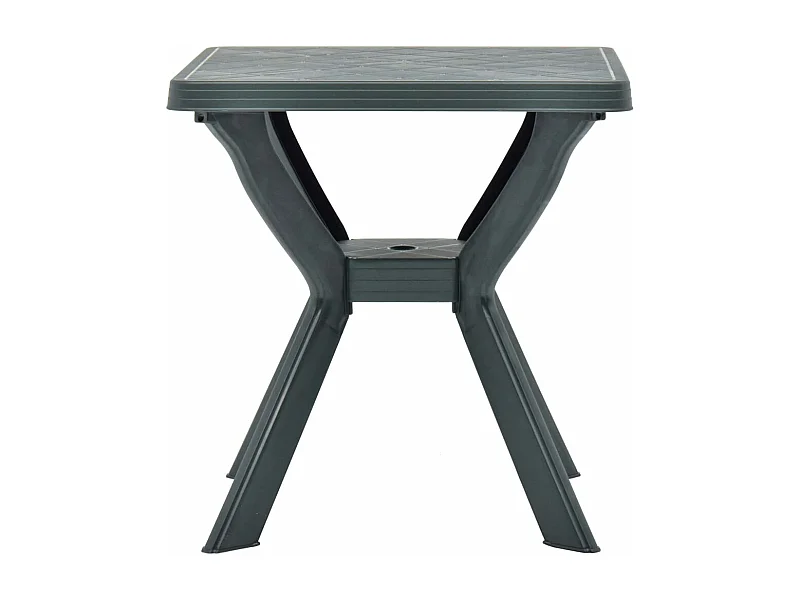 Claire-Frédérique-Marie  Bistrotisch Grün 70x70x72 cm Kunststoff