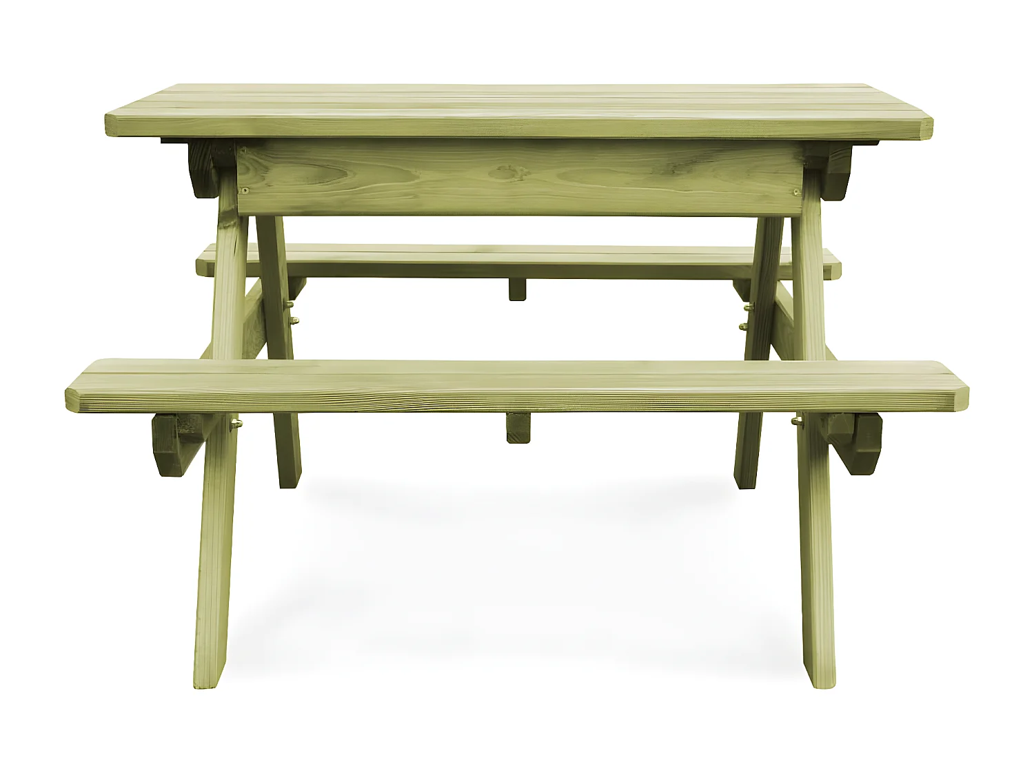 Garden Furniture -  Kinder-Picknicktisch 90x90x58 cm Imprägniertes Kiefernholz