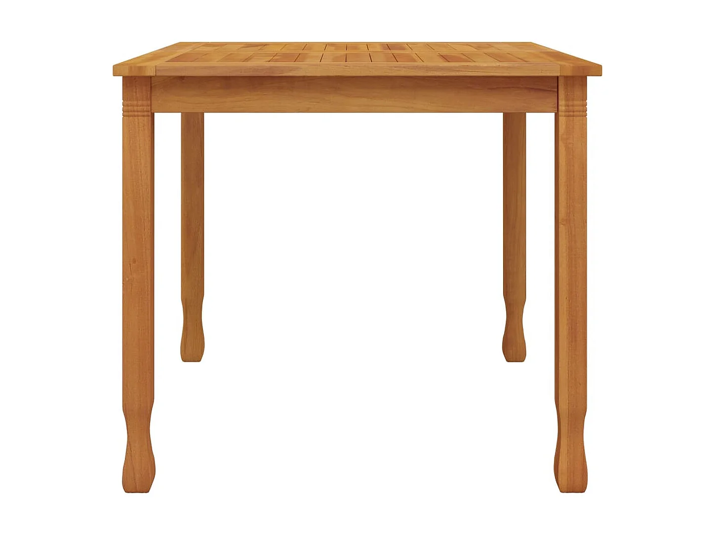 Runaal  Table à dîner de jardin 85x85x75 cm Bois massif de teck