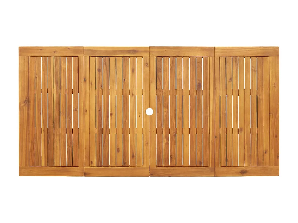 Amiens  Garten-Esstisch 180x90x75 cm Massivholz Akazie