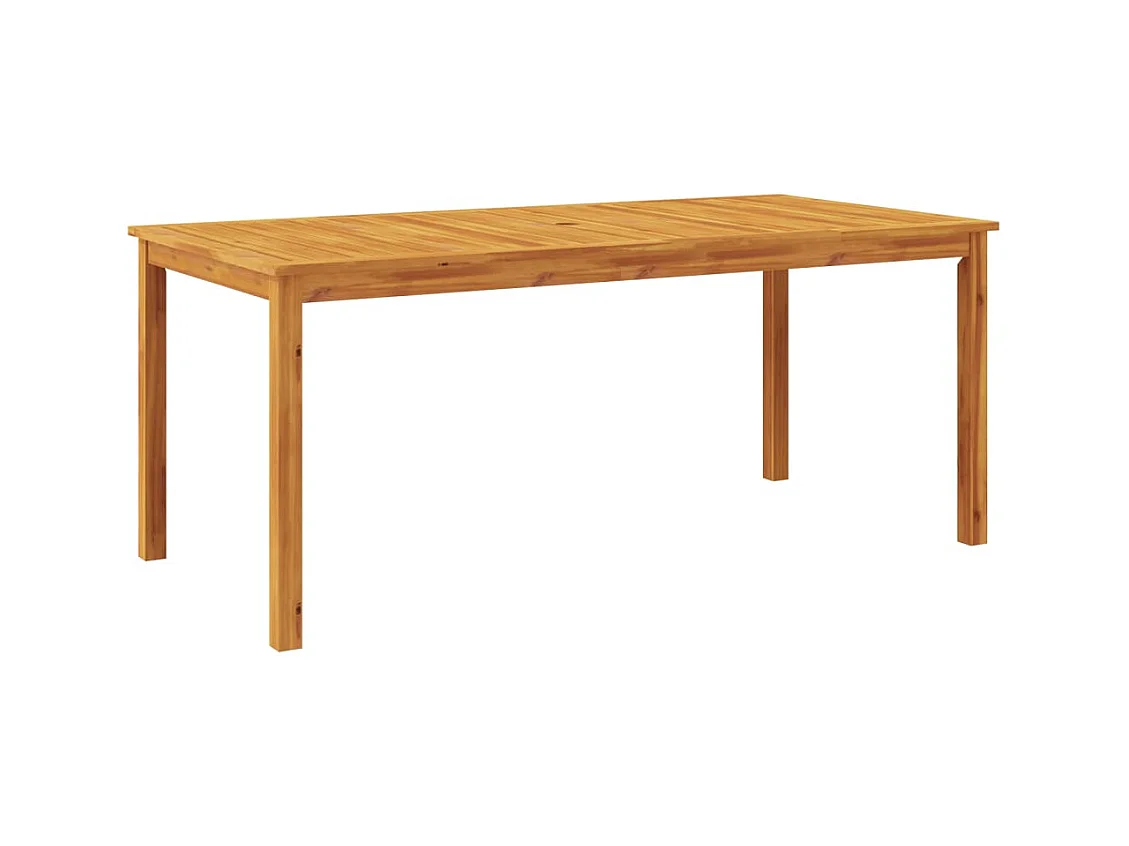 Amiens  Table à manger de jardin 180x90x75 cm bois massif d'acacia