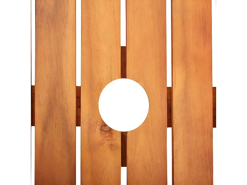 Eser  Gartentisch 88x88x74 cm Massivholz Akazie