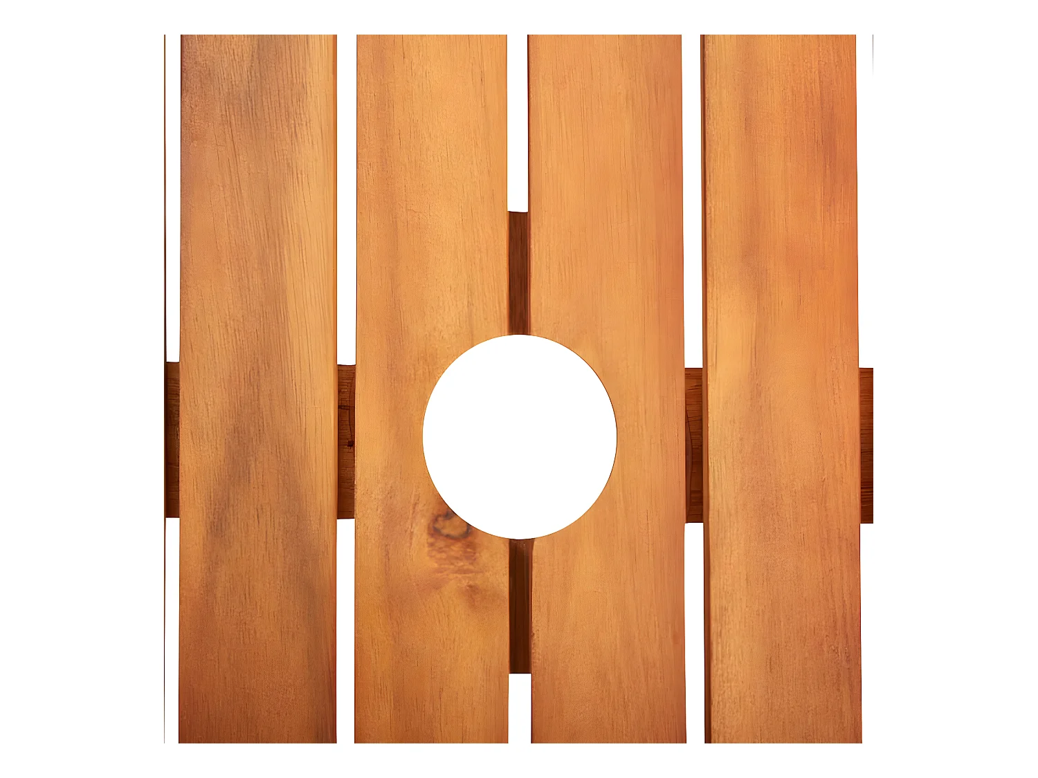 Eser  Table de jardin 88x88x74 cm Bois d'acacia massif