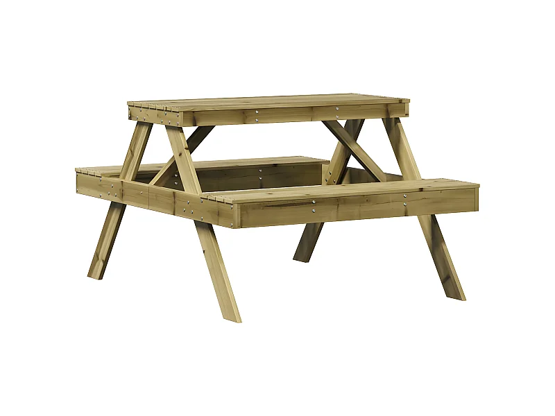 Frekja  Picknicktafel 105x134x75 cm geïmpregneerd grenenhout