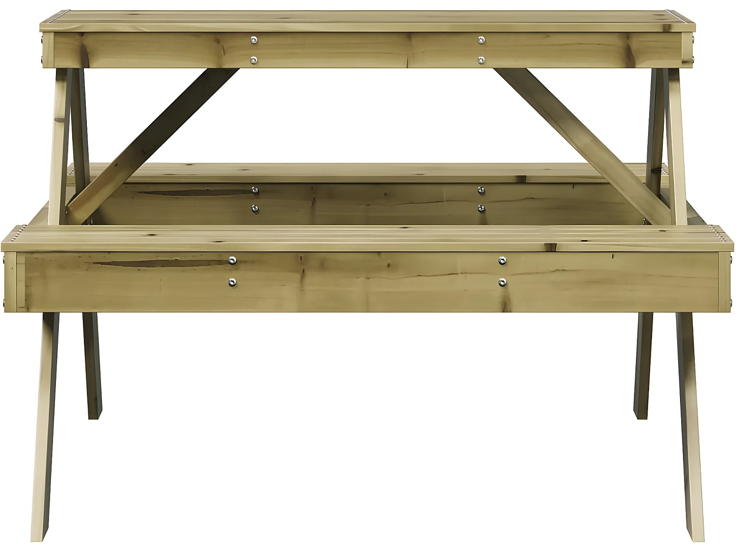 Frekja  Picknicktafel 105x134x75 cm geïmpregneerd grenenhout