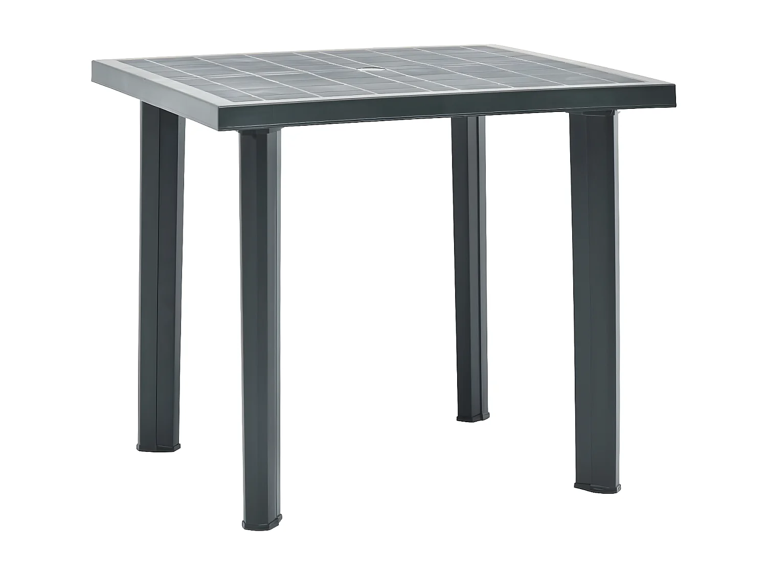 Claire-Evelyne  Tuintafel 80x75x72 cm kunststof groen