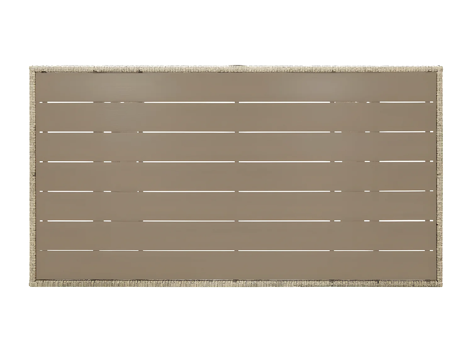 Prolenta Premium -  Tavolo da Giardino Grigio 130x70x66 cm in Polyrattan