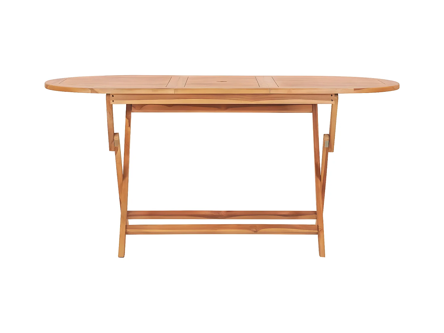 Garden Furniture -  Tuintafel inklapbaar 160x80x75 cm massief teakhout
