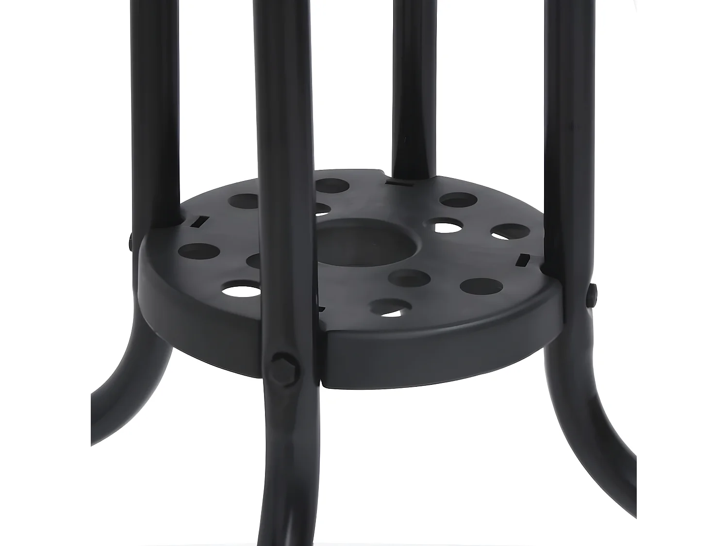 Galdir  Table de jardin Noir 70x70x70 cm Acier