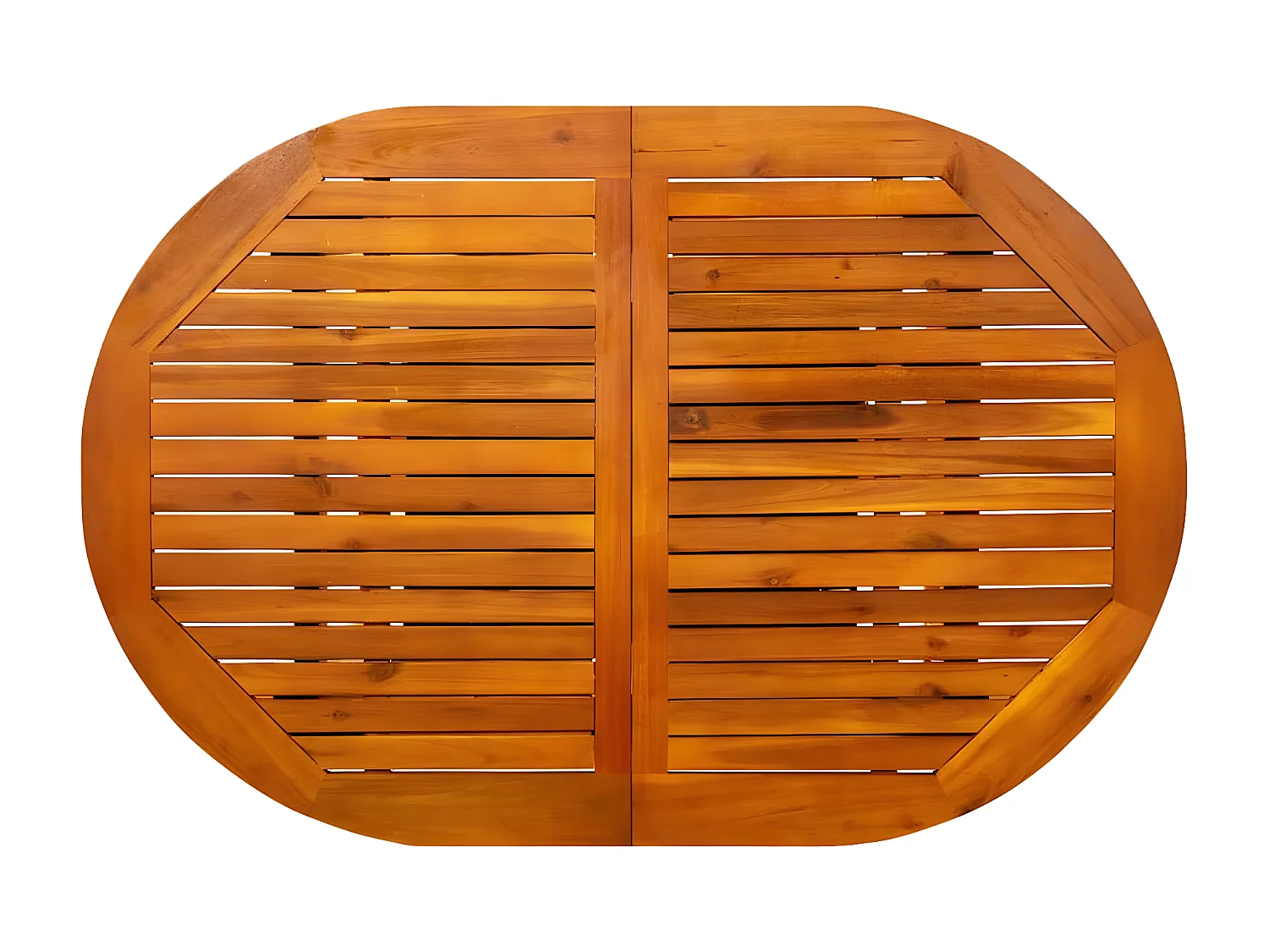 Wyril  Table à dîner de jardin (120-170)x80x75 cm Bois d'acacia massif