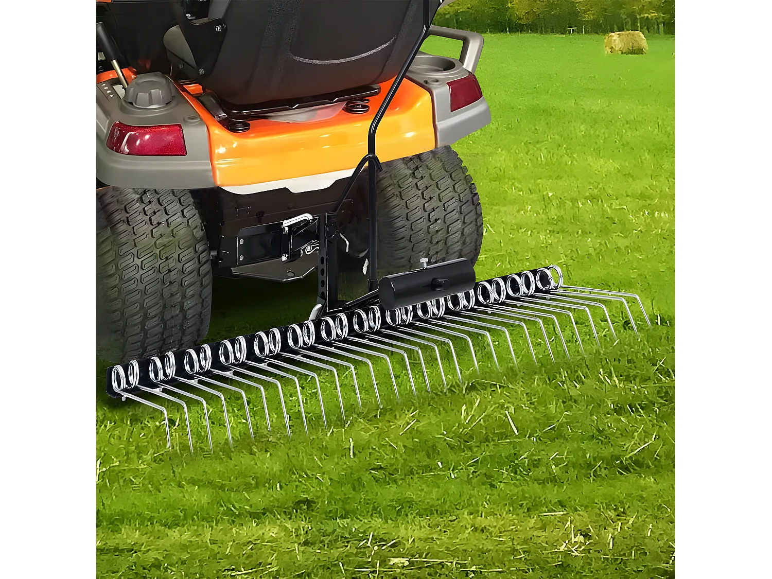 Maison Exclusive Escarificador para tractor cortacésped 109 cm