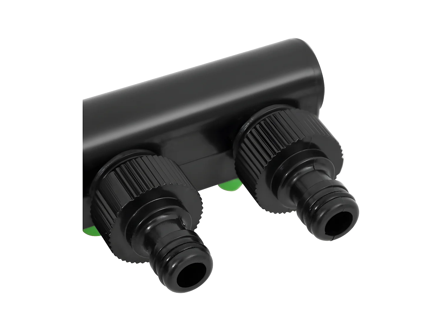 Prolenta Premium -  Adaptador para grifo de 4 vías ABS & PP verde negro 19,5x6x11cm