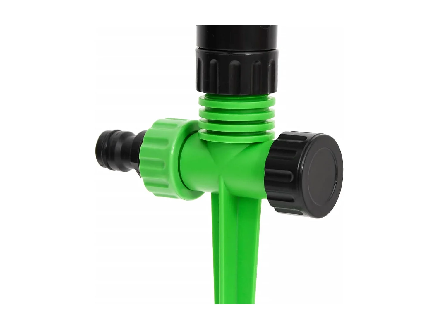 Maison Exclusive Aspersores giratorios 4 uds verde negro 16x13,5x25,5 cm ABS&PP