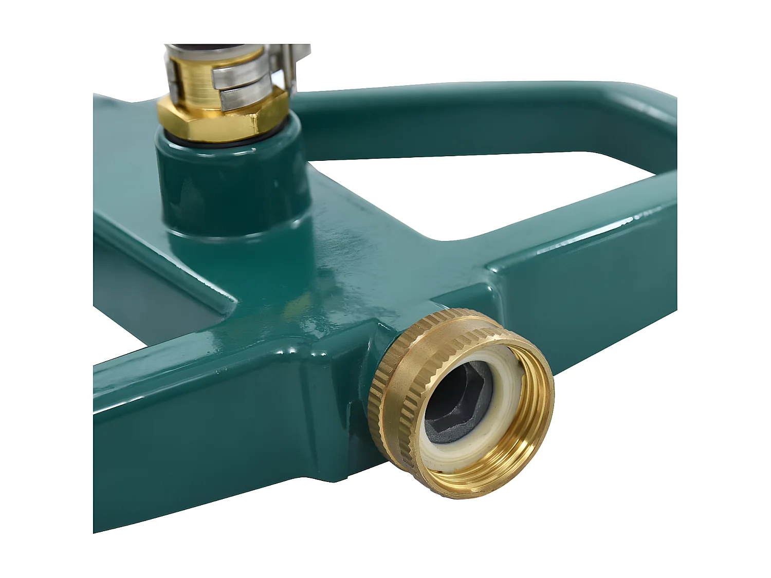 Prolenta Premium - Rotierender Sprinkler Grün 21×22×13 cm Metall