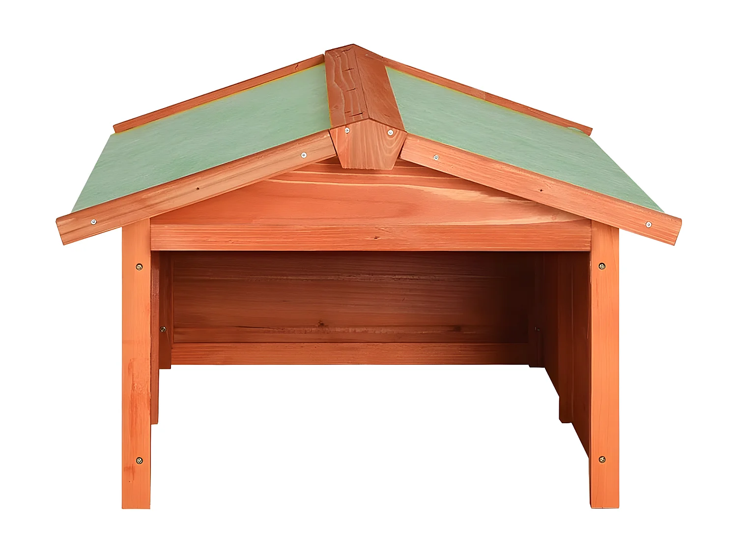 Prolenta Premium - Roboter-Rasenmäher Garage 72x87x50 cm Massivholz Tanne